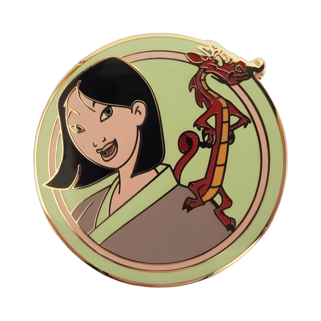 Mulan and Mushu Disney pin