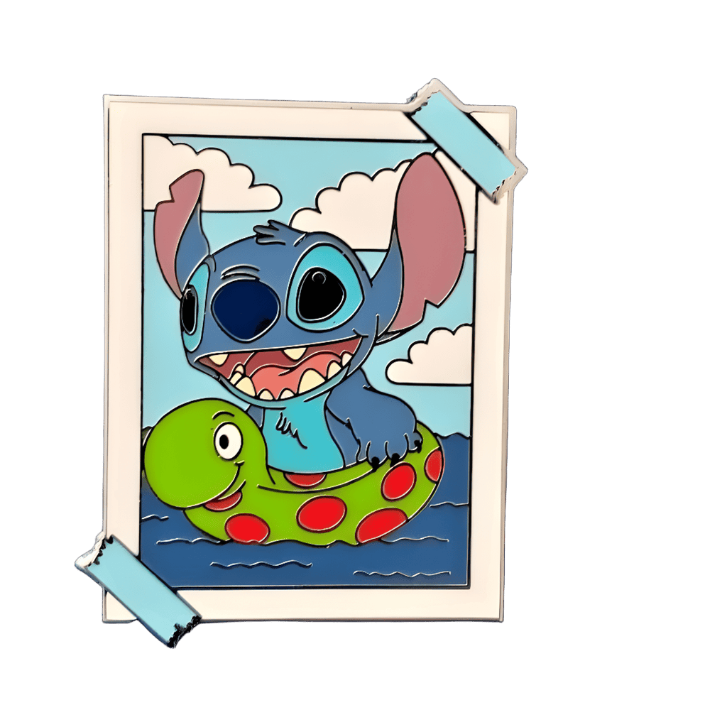 Stitch in Floaty Disney pin