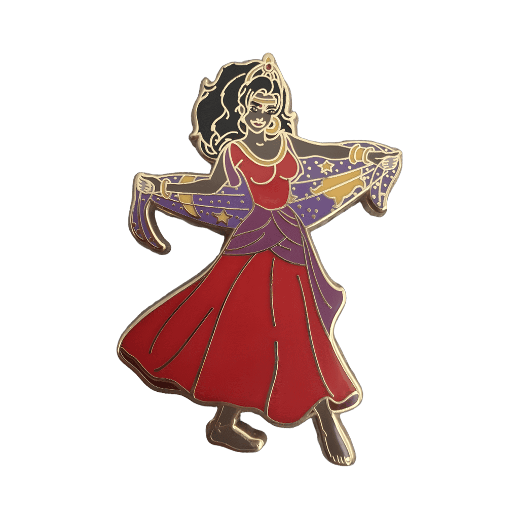 Esmeralda in Red Dress Disney pin