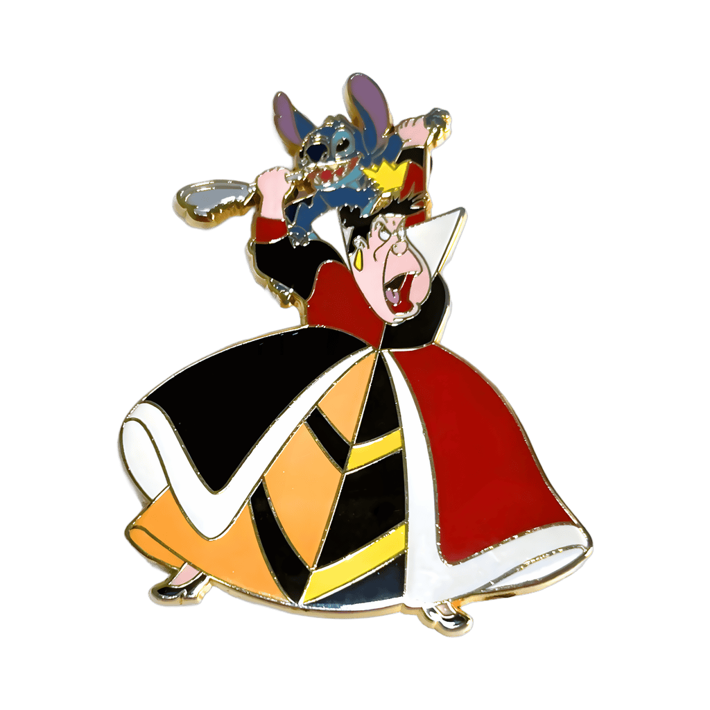 Stitch VS Queen of Hearts Disney pin