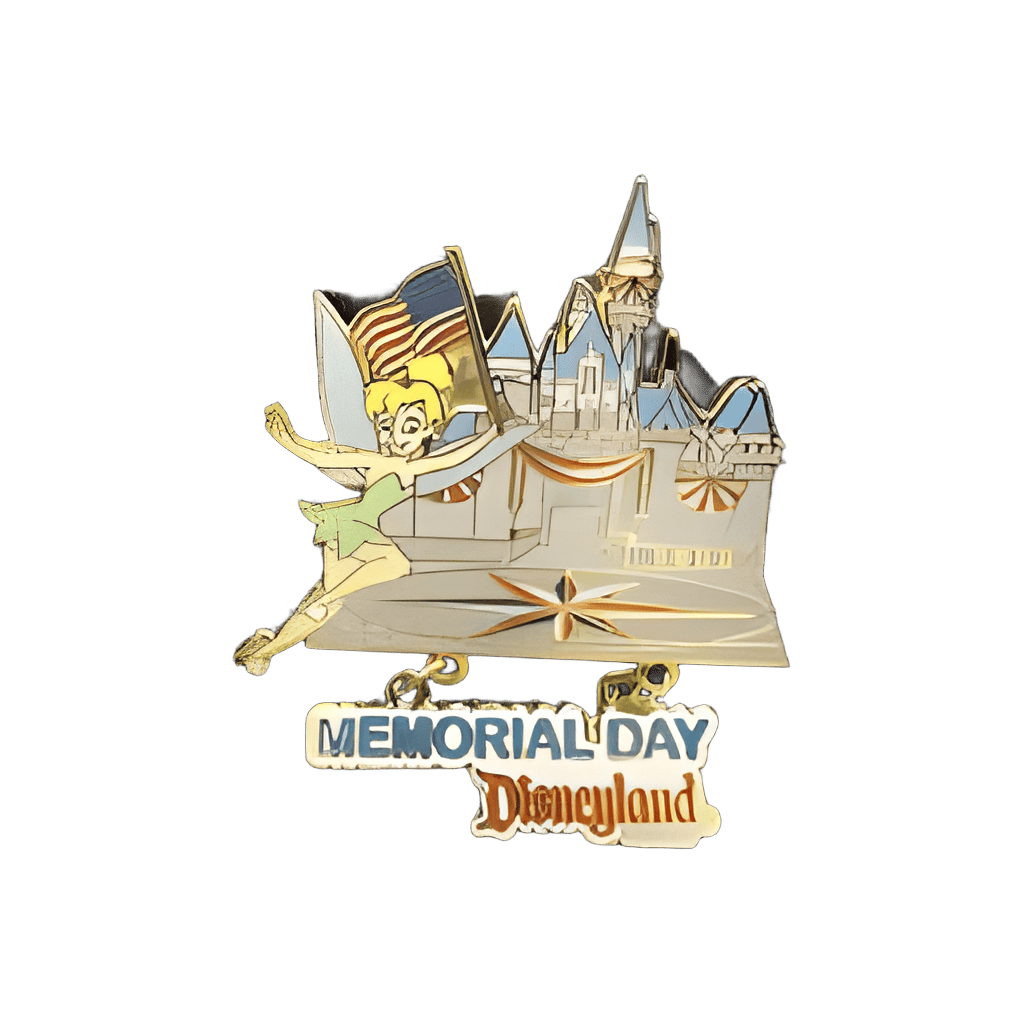 Tinkerbell Memorial Day Disneyland Disney pin