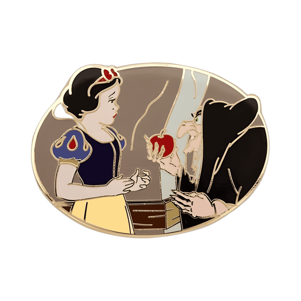 Snow White and the Old Hag with Apple Disney pin