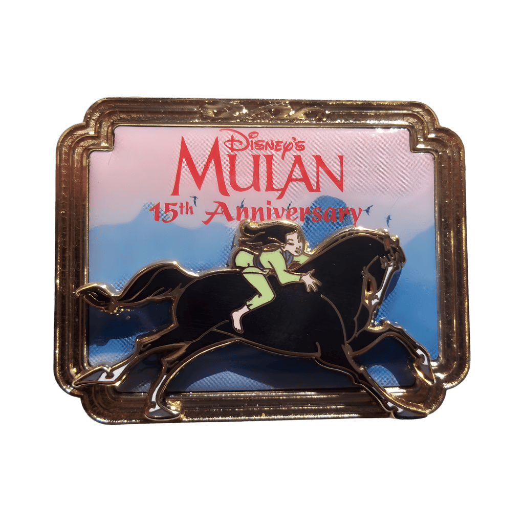 Mulan 15th Anniversary - Mulan and Khan Disney pin