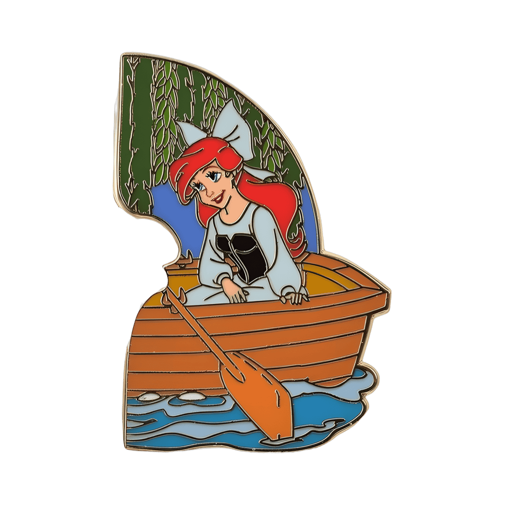 Ariel & Eric Boat Scene Pin Set - Ariel Disney pin