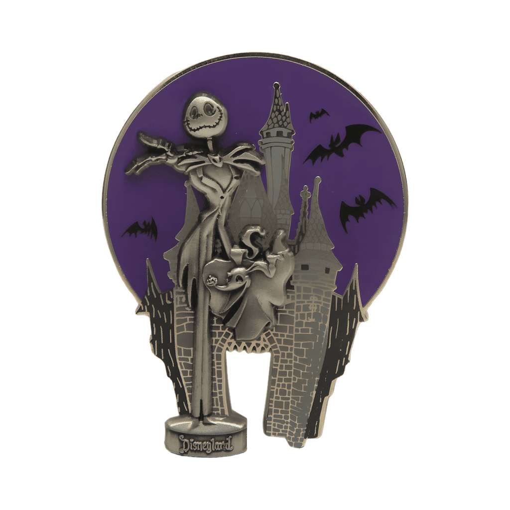 Jack and Zero Sculpted Statue and Castle Disney pin