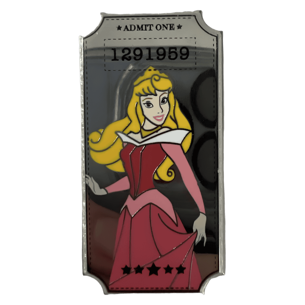 Aurora Ticket Disney pin