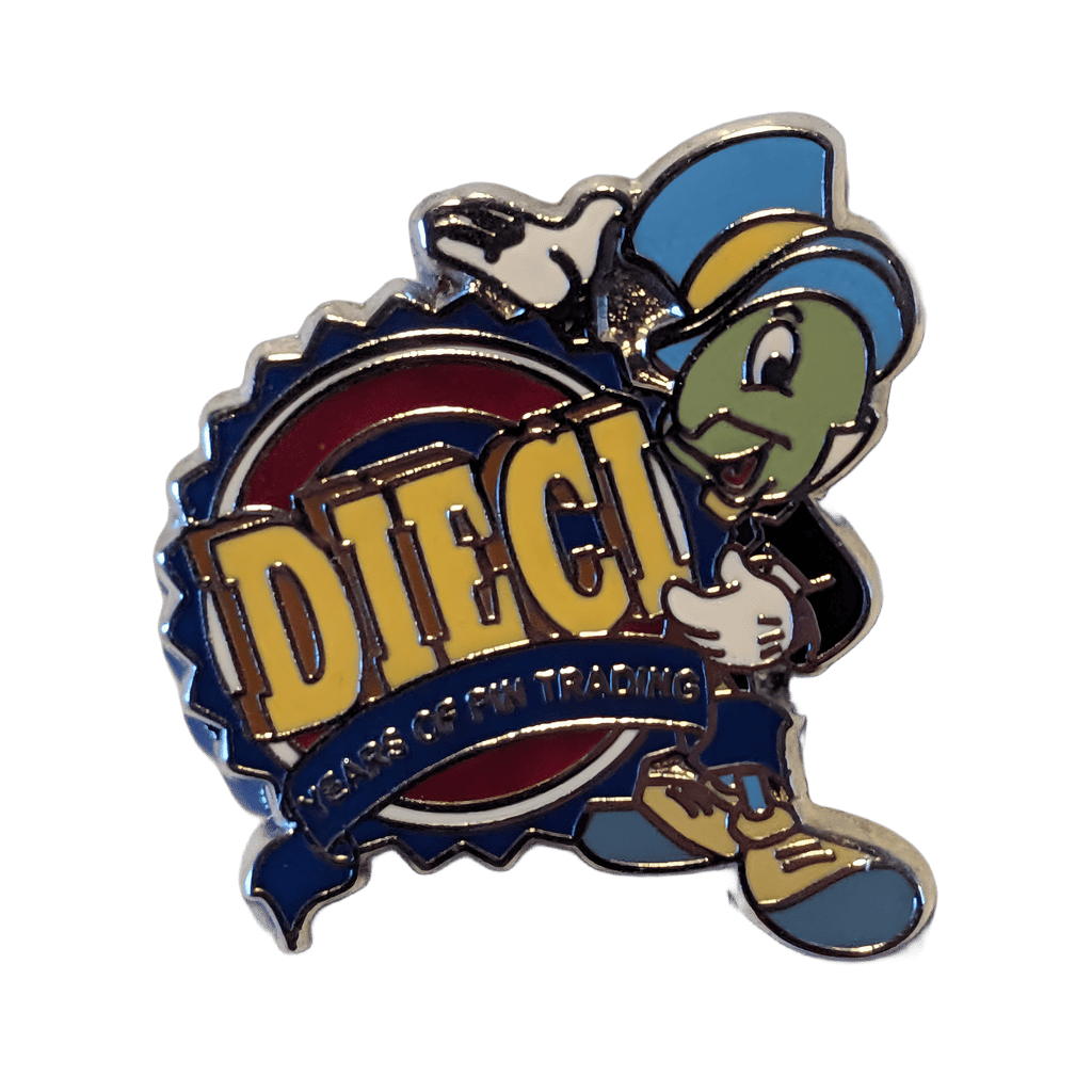Jiminy Cricket - DIECI - DLR Disney pin