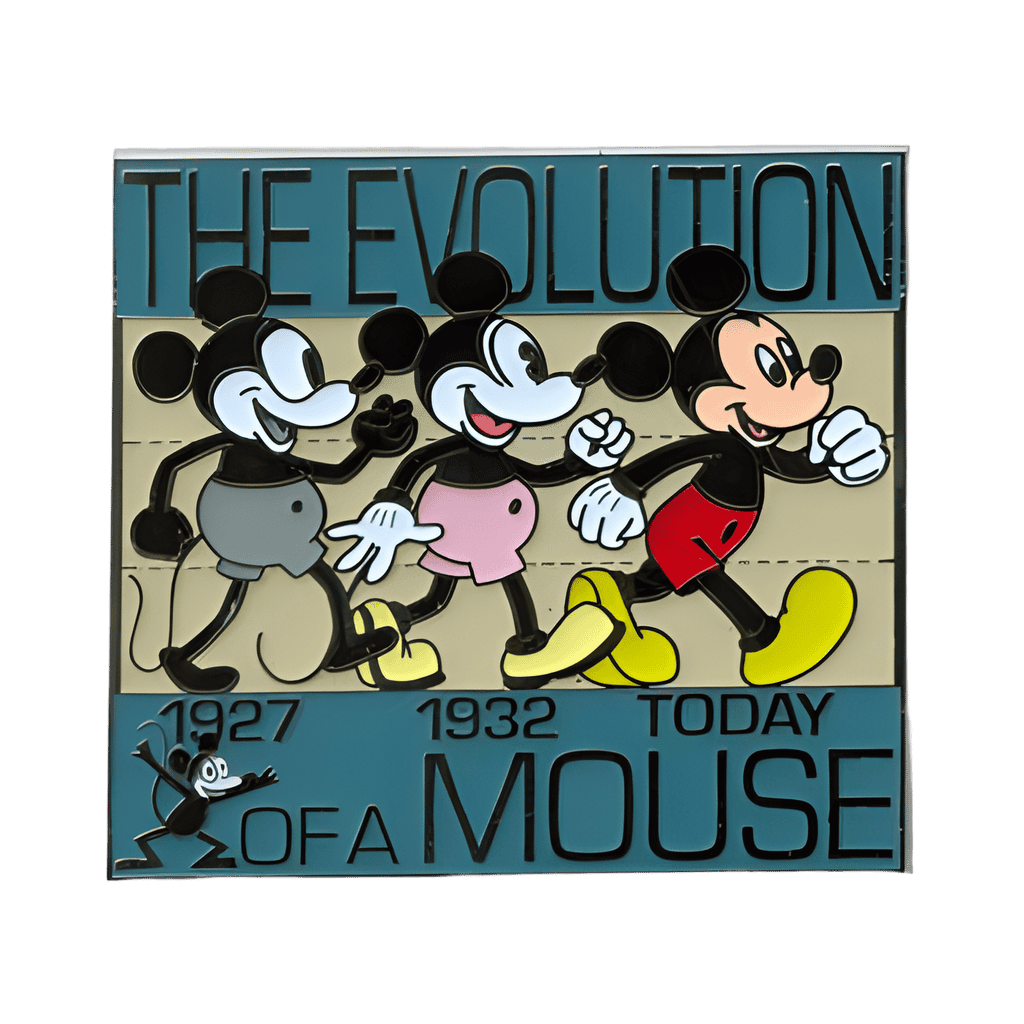The Evolution of a Mouse Disney pin
