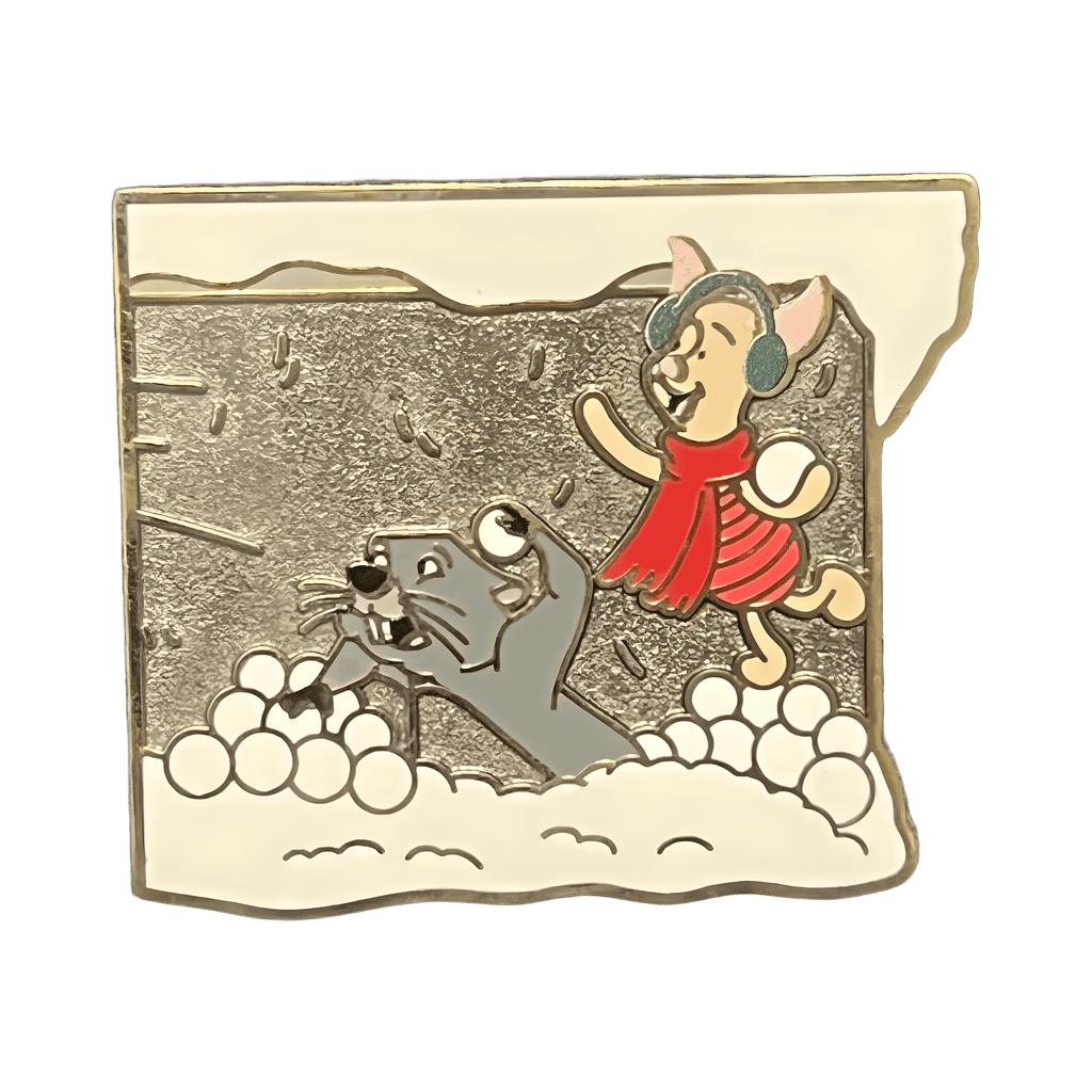 Piglet and Gopher Disney pin