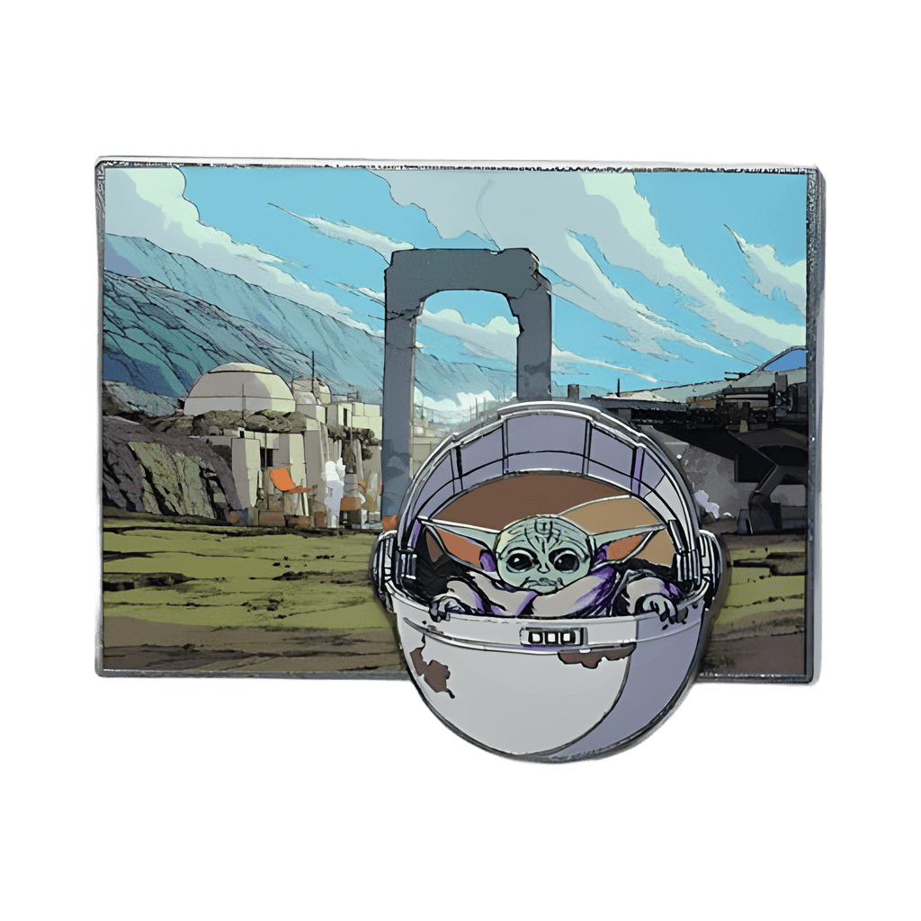 The Child with Background Disney pin