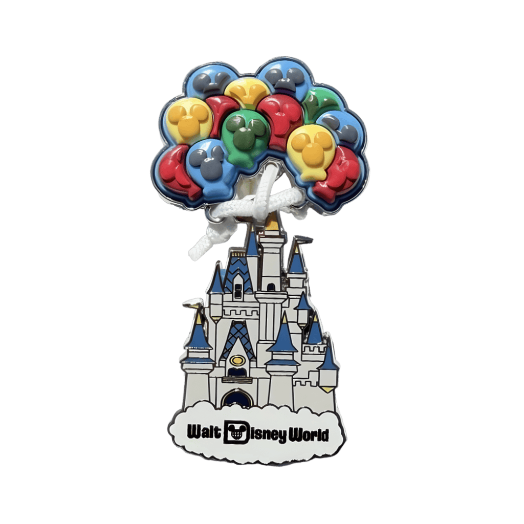 Walt Disney World Castle and Balloons Disney pin