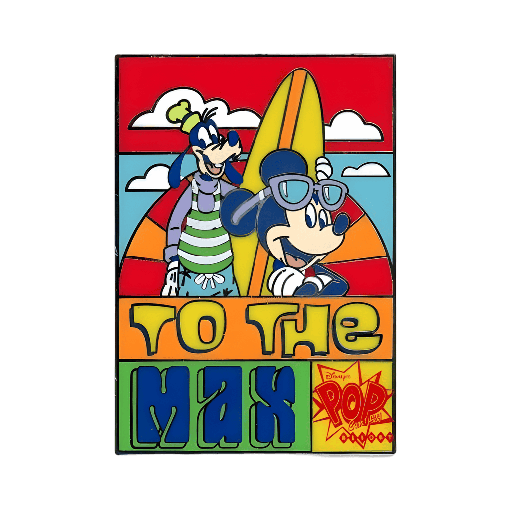 Mickey and Goofy with Surfboard (To the Max) Disney pin