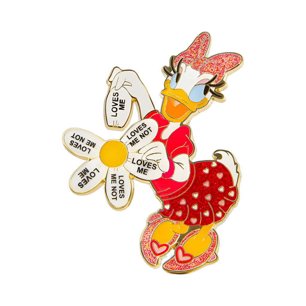 He Loves Me Not Daisy Disney pin
