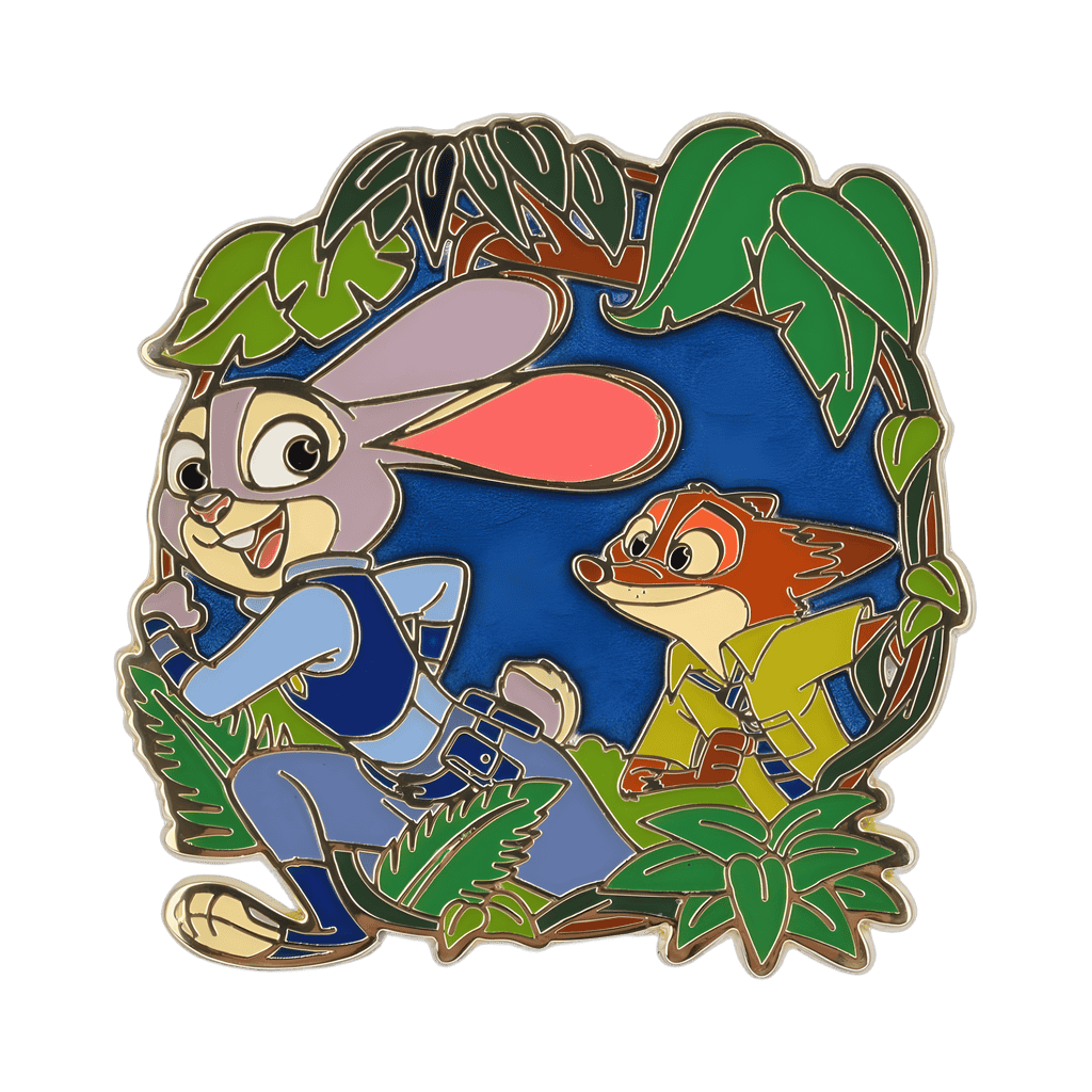 Judy Hopps & Nick Wilde Running Disney pin
