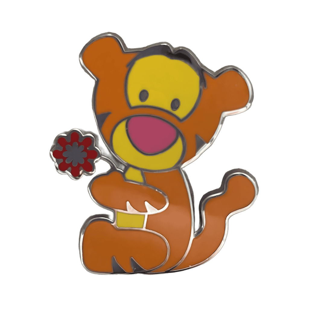 Tigger with flower Disney pin