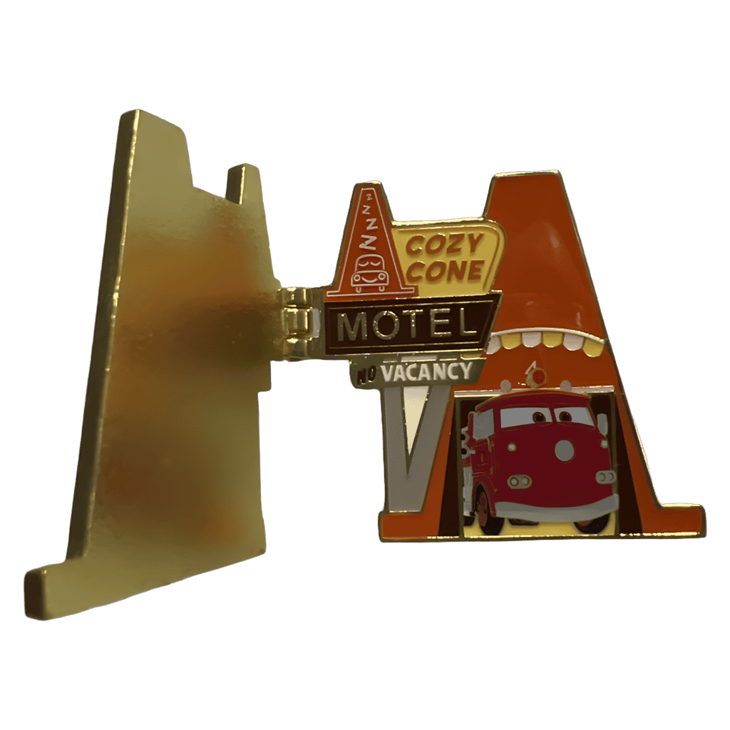 Red cozy cone motel Disney pin