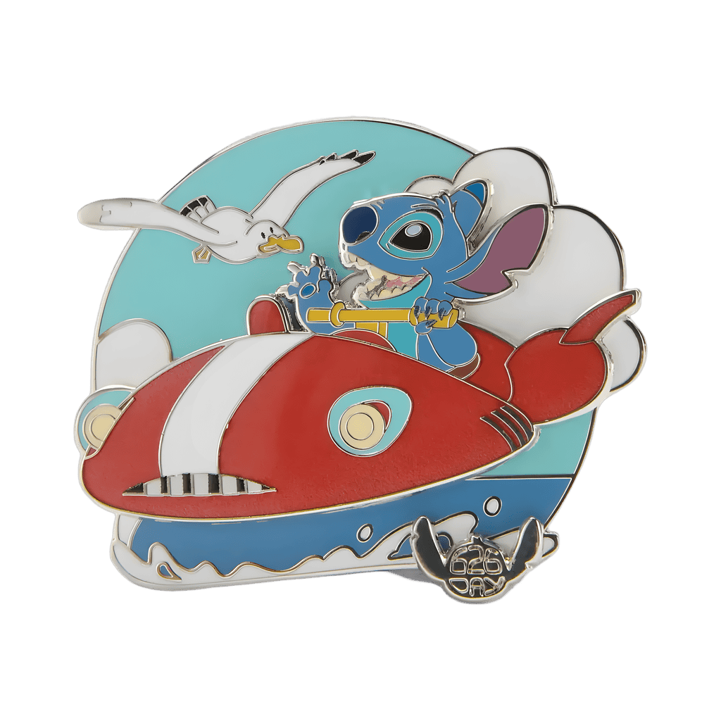 Stitch in his Spaceship Disney pin