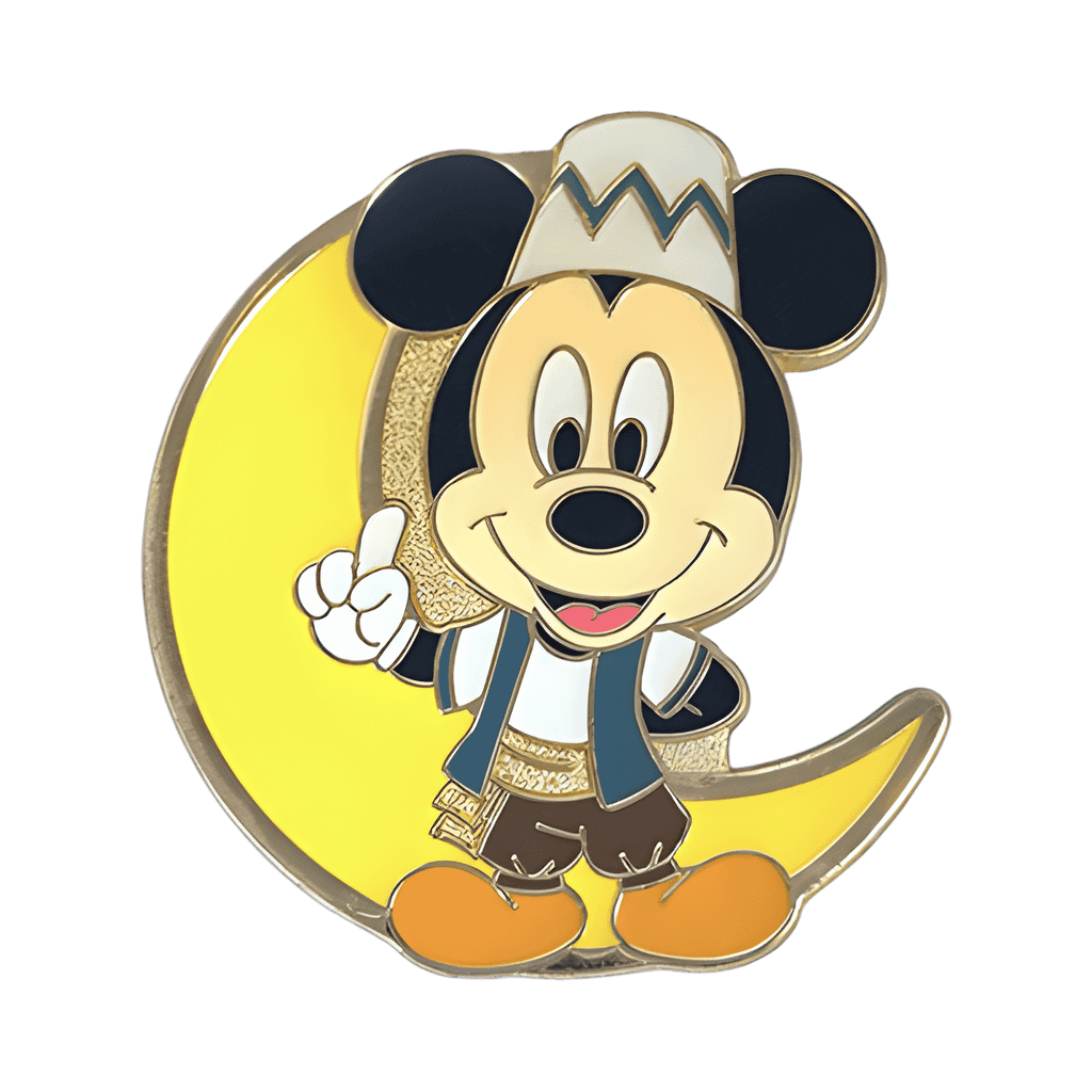 Arabian Coast Game Prize - Moon - Mickey Mouse Disney pin