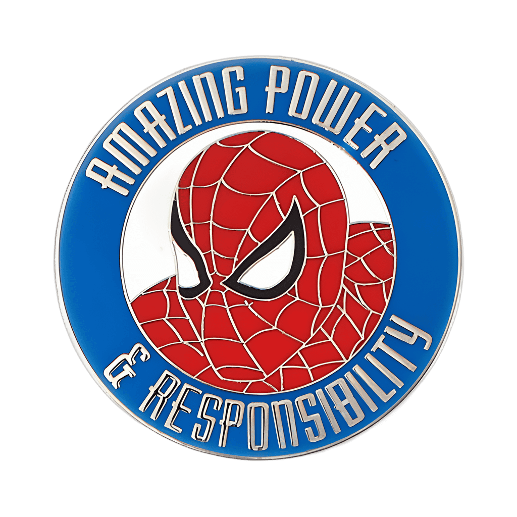 Amazing Power & Responsibility Disney pin