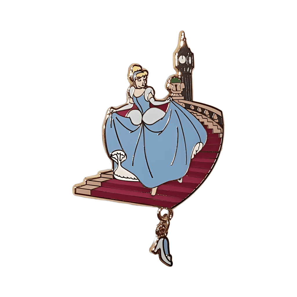 Cinderella Running Down The Stairs Disney pin