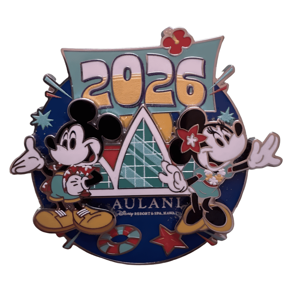 Mickey & Minnie 2026 Aulani Disney pin