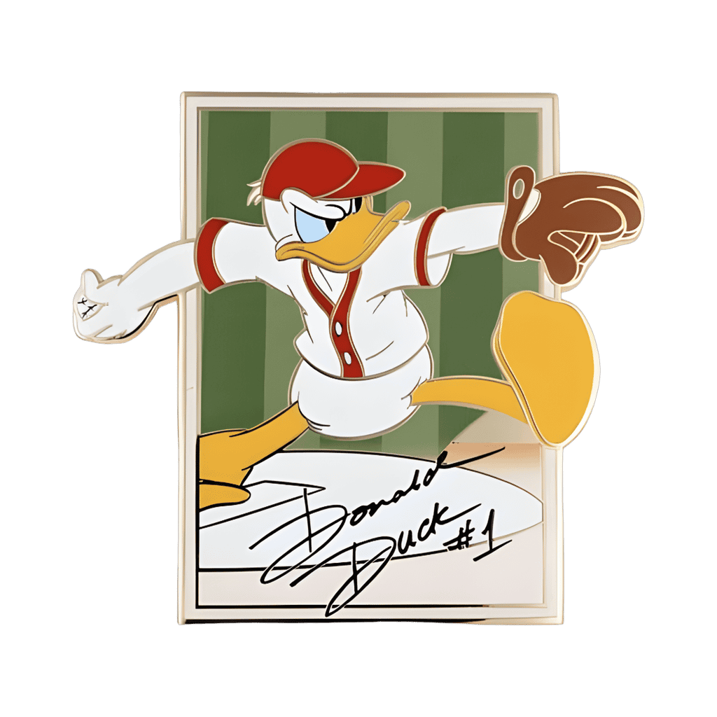 Donald Playing Baseball Disney pin