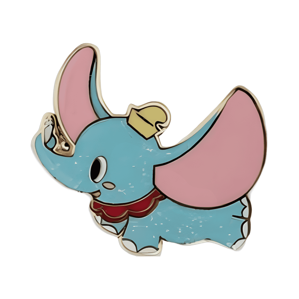 Dumbo with Feather Disney pin