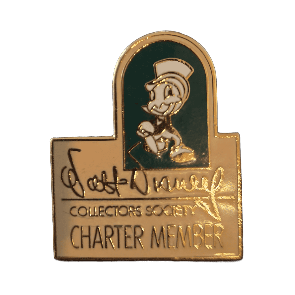 Charter member Jiminy Cricket Disney pin