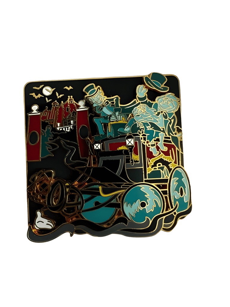 Hitchhiking Ghosts on Hearse Disney pin