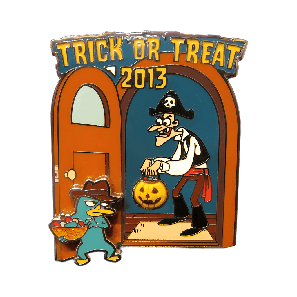 Agent P (Perry) and Dr. Doofenshmirtz Trick or Treat Disney pin