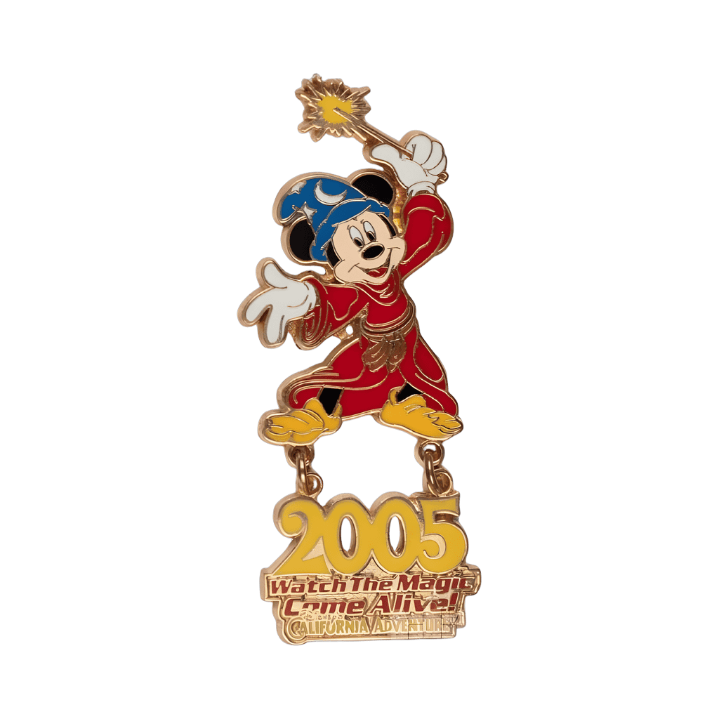 Sorcerer Mickey Dangle Disney pin