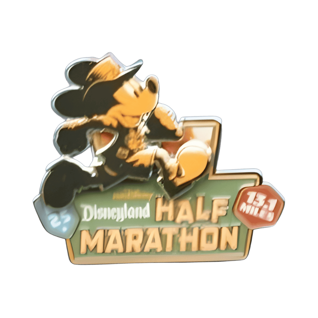 Mickey Mouse Half Marathon Slider Disney pin