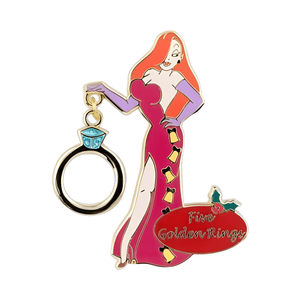 Jessica Rabbit - Five Golden Rings Disney pin
