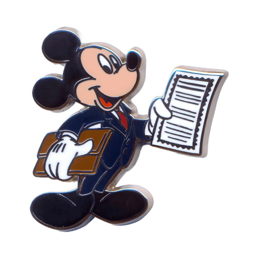 Business Man Disney pin