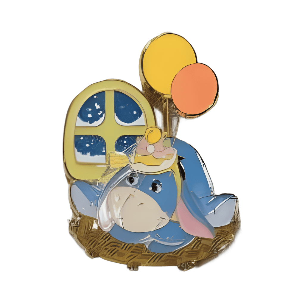 Eeyore with Balloons Disney pin