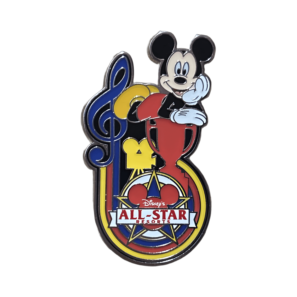 Mickey - Music G Clef Disney pin