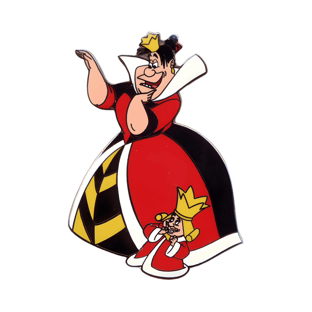 Alice in Wonderland - The Queen, and King, of Hearts Disney pin