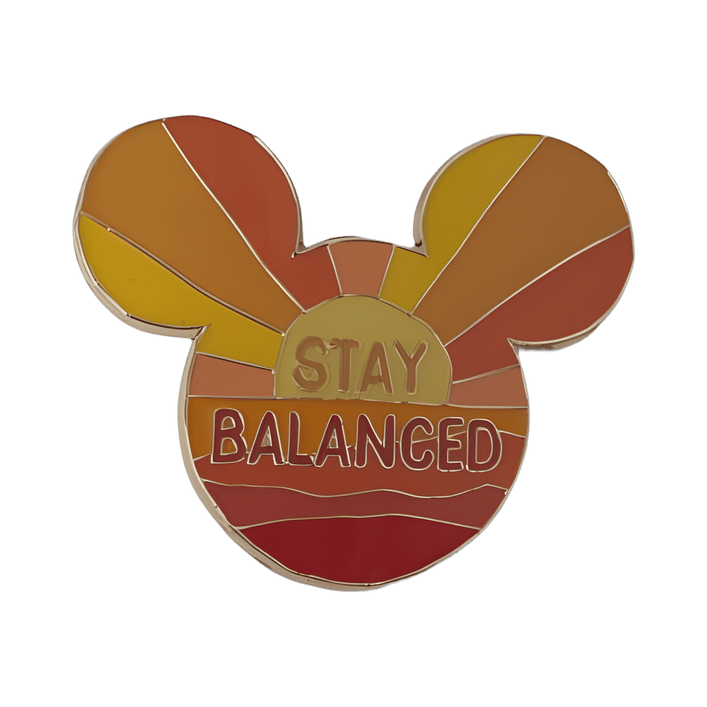 Stay Balanced Disney pin
