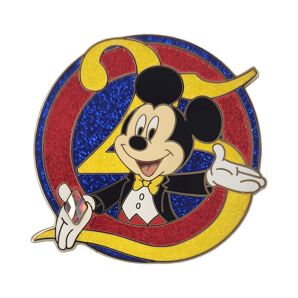 Mickey with 25th Anniversary Logo Disney pin