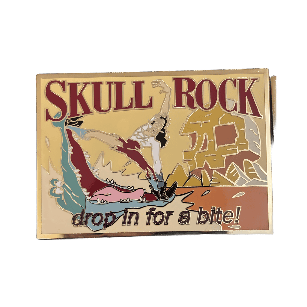 Captain Hook and Tick-Tock at Skull Rock Disney pin