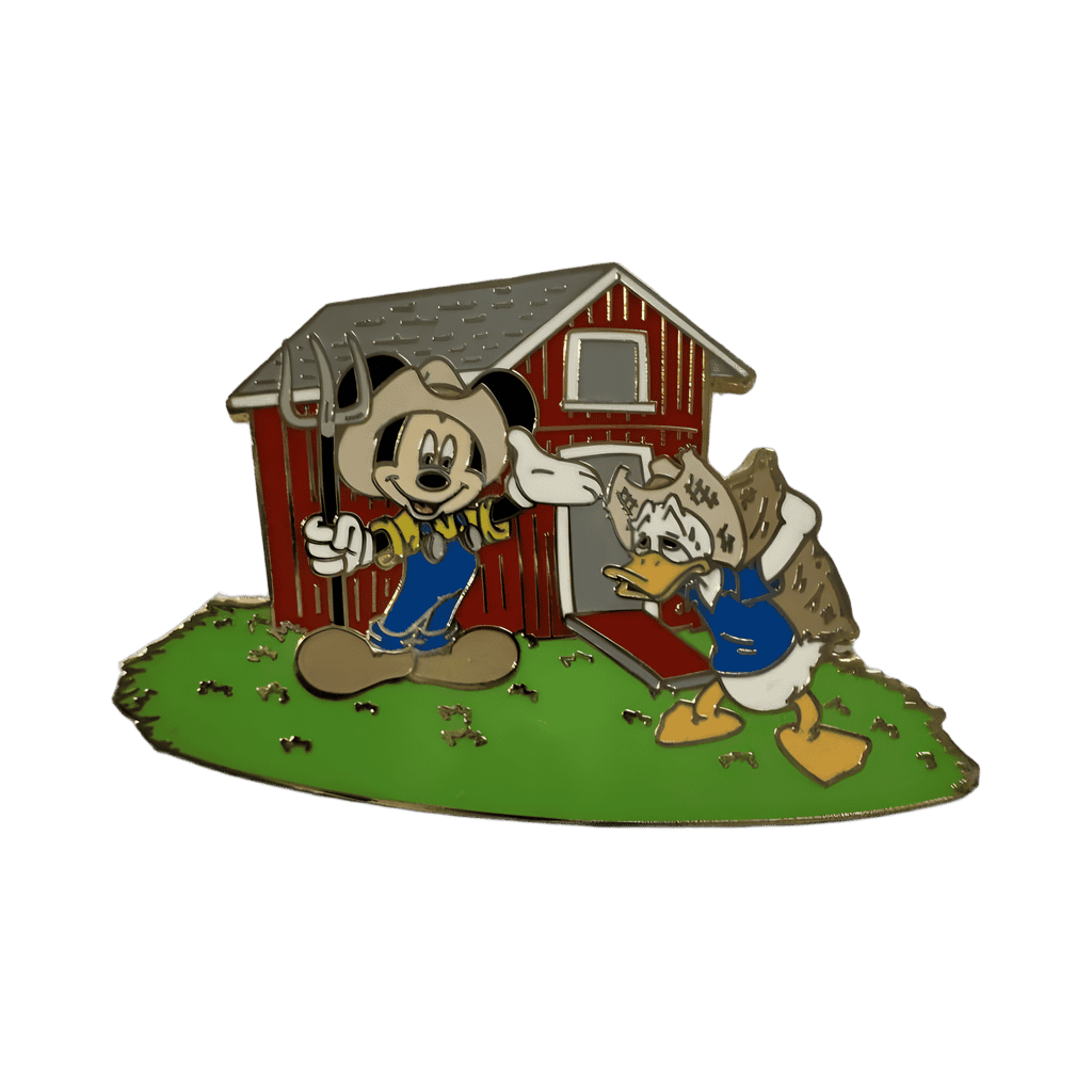 Mickey and Donald On the Farm Disney pin