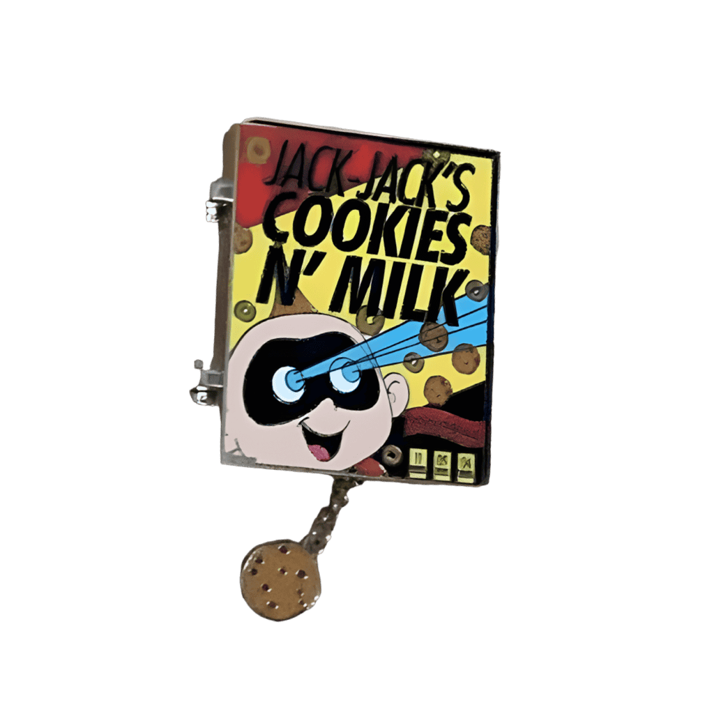 Jack-Jack's Cookies N' Milk Disney pin