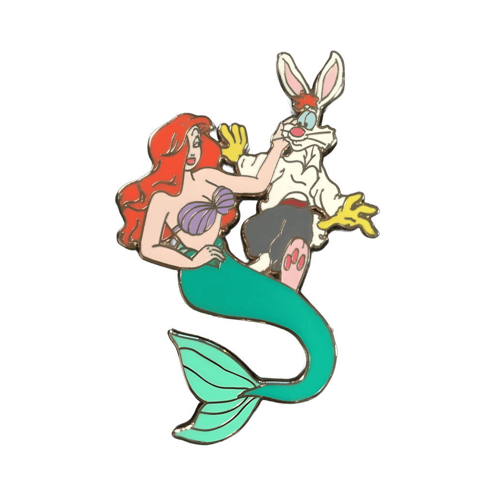 Jessica and Roger Rabbit as Ariel and Prince Eric Disney pin