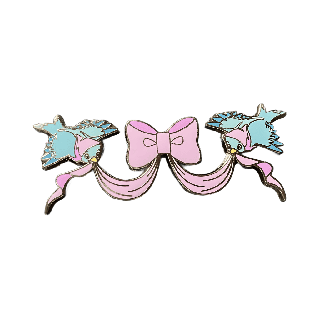Birds with bow Disney pin