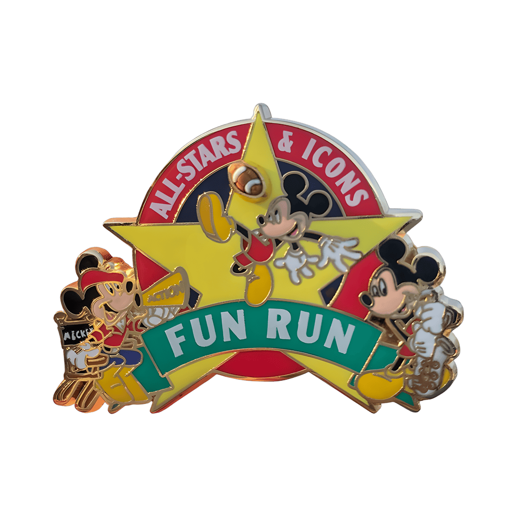 All-Stars & Icons Fun Run at the All-Stars Resorts Disney pin