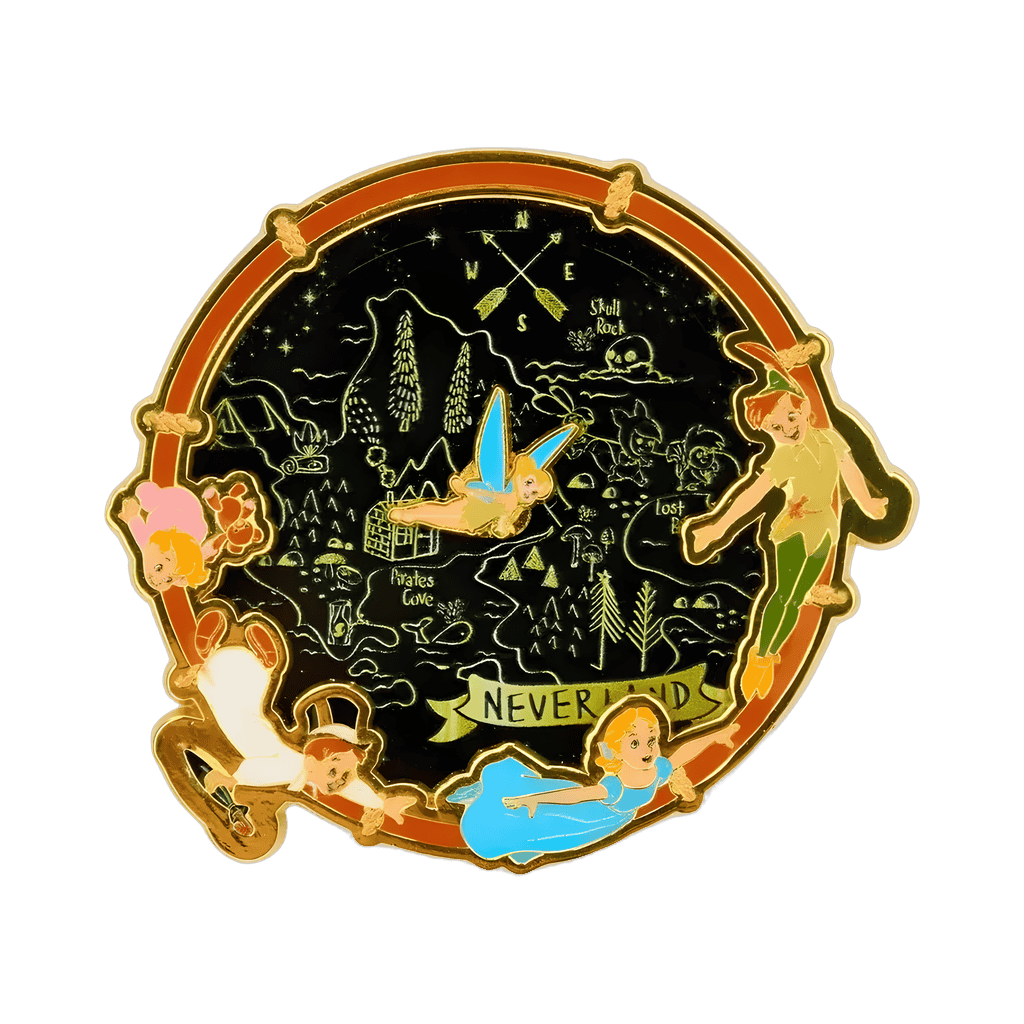Peter Pan Spinning Enamel Pin — BoxLunch Exclusive Disney pin