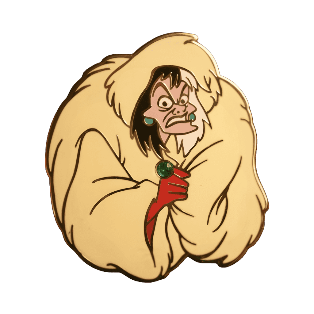 Cruella with Jeweled Ring Disney pin