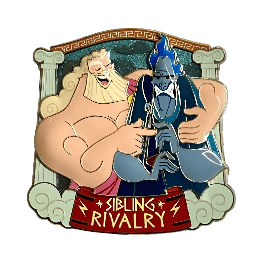 Zeus & Hades Disney pin