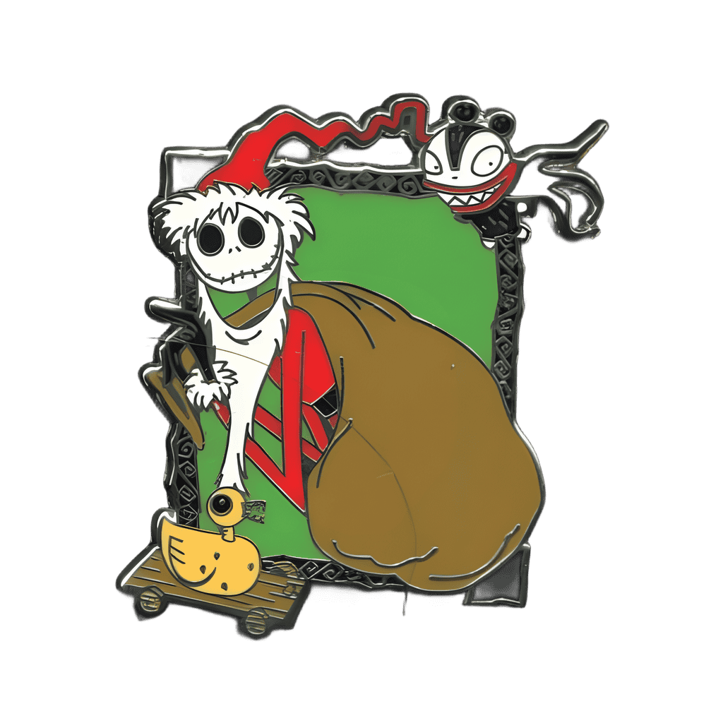 Santa/Sandy Claws Jack with Sack Disney pin