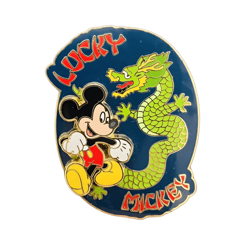 Lucky Mickey - Mickey with Dragon Disney pin